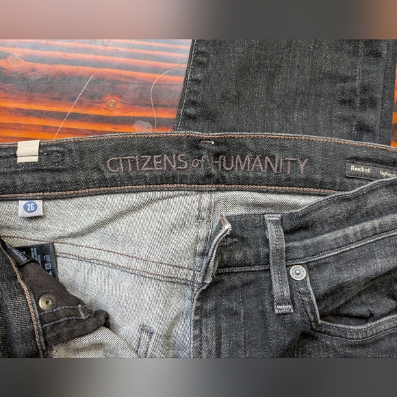 Citizens of Humanity Rocket High Rise Skinny Jeans – Faded Black (Size 27) - Picture 2 of 3